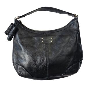 Kate Spade black Stratford Lori pebbled leather hobo